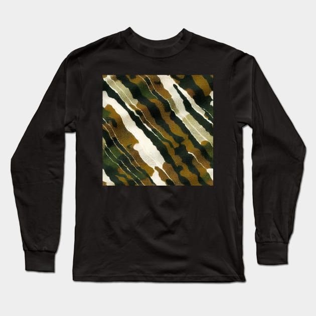 Camouflage Army Pattern, a perfect gift for all soldiers, asg and paintball fans! #48 Long Sleeve T-Shirt by Endless-Designs